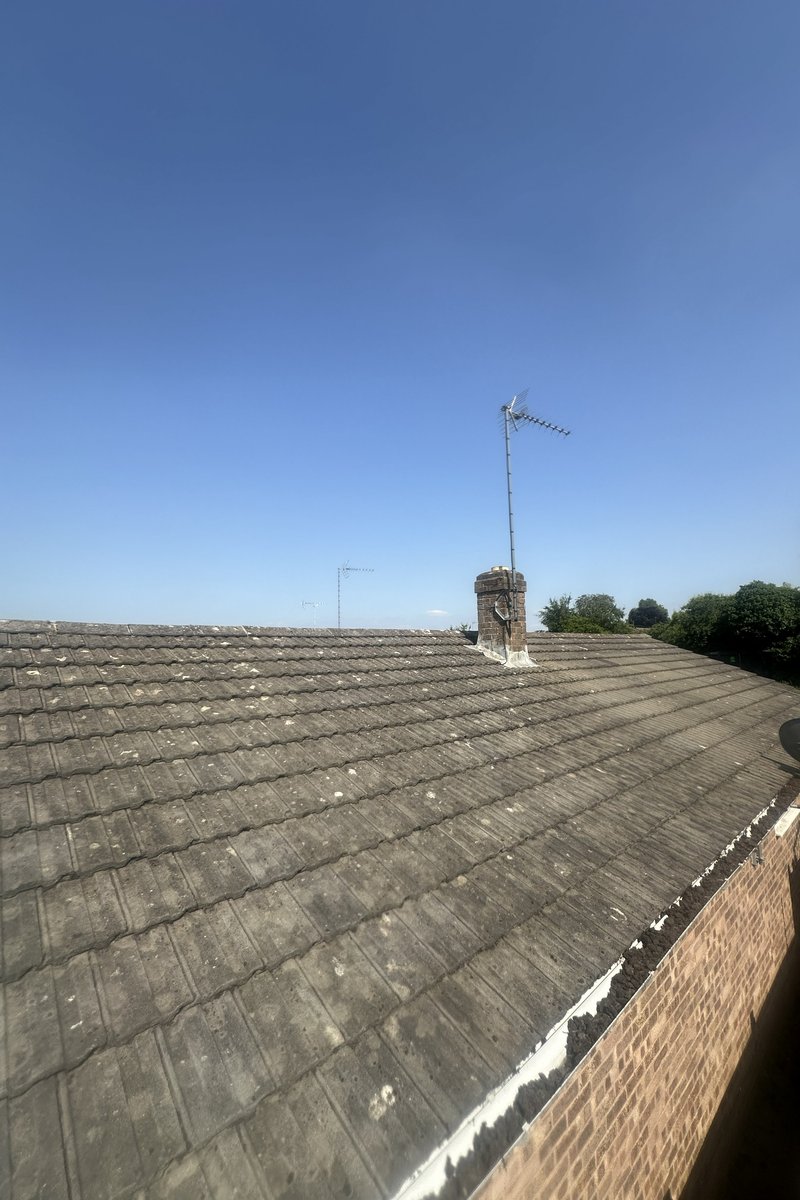 Roof cleaning project – Moss Removal