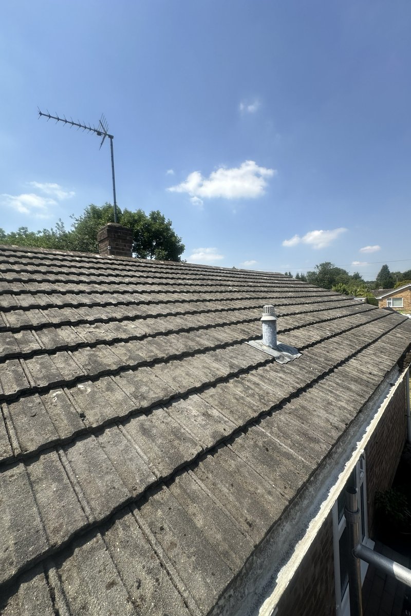 Roof cleaning project – Moss Removal