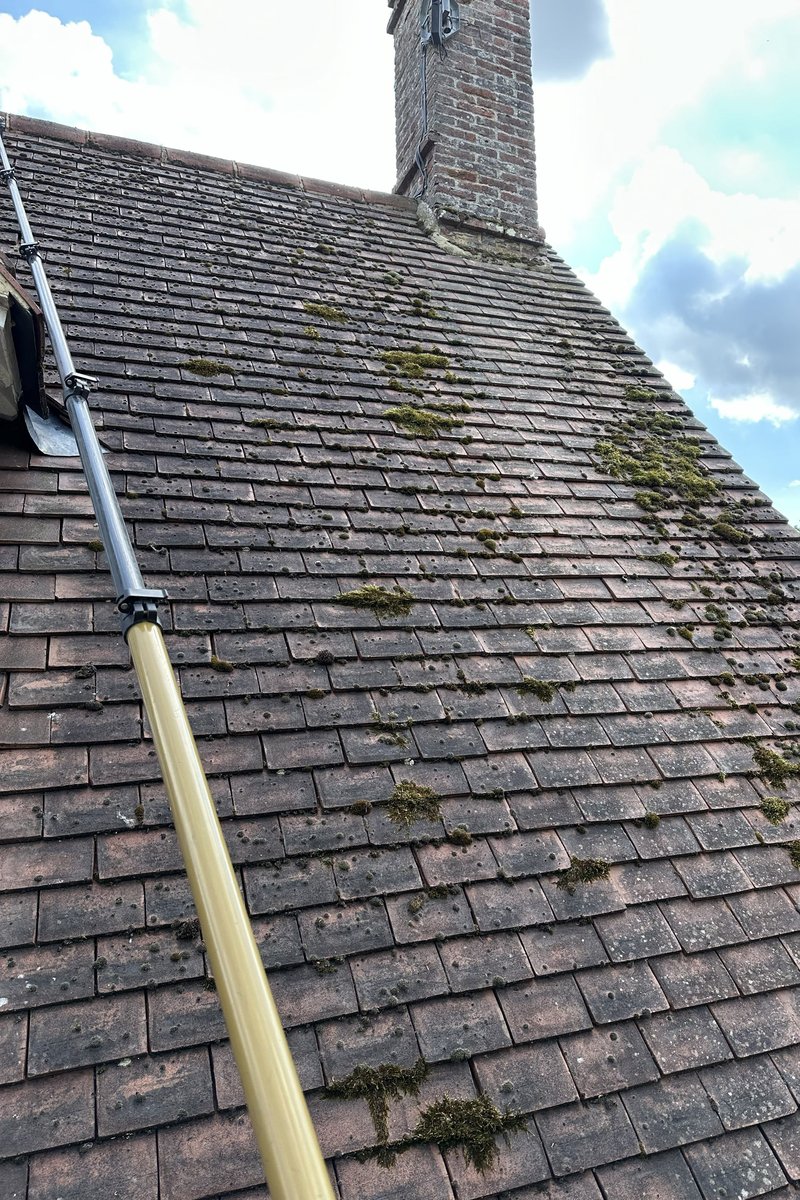 Roof cleaning project – Moss Removal