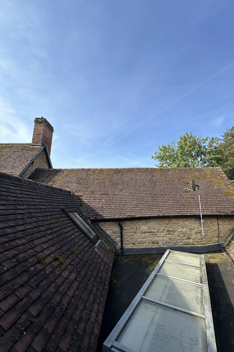 Roof cleaning project – Moss Removal