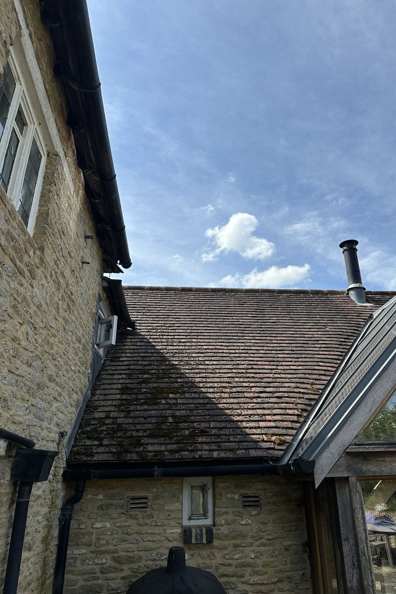 Roof cleaning project – Moss Removal