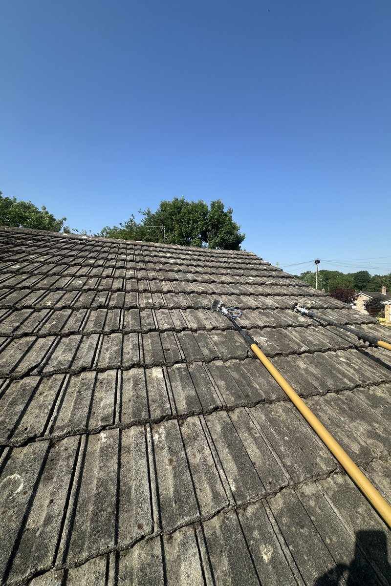 Roof cleaning project – Moss Removal