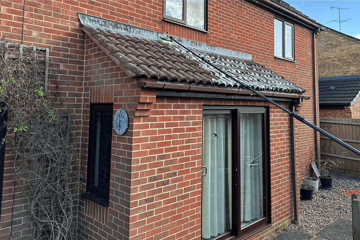 Roof cleaning project – Moss & Lichen Treatment